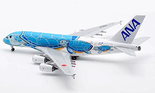 JC Wings 1:200 完成品 ANA Lani Livery A380-800 JA381A Blue turtle ダイキャスト モデル  航空機